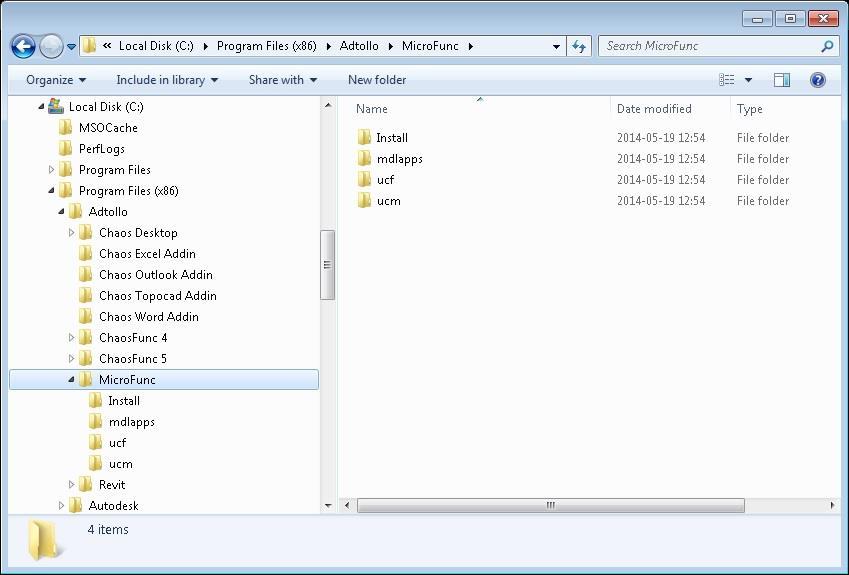Installera CAD-funktioner Chaos desktop har stöd för flera CAD-program. Du kan välja att installera dem med Chaos desktop.
