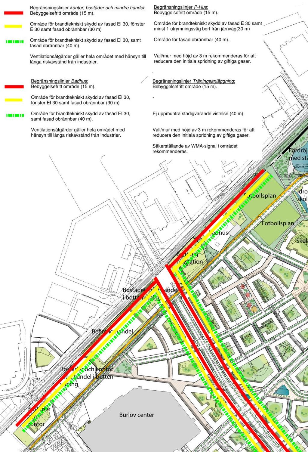 RISKUTREDNING 2017-11-10 53 (95) Figur 15. Redovisar riskreducerande åtgärder i området översiktligt.