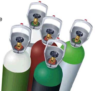 Färgmärkning av gasflaskor Färgmärkning Ökad säkerhet Färgmärkning enligt europeisk standard EN 1089-3 AGA inför samtidigt i hela Norden Färre färger än tidigare