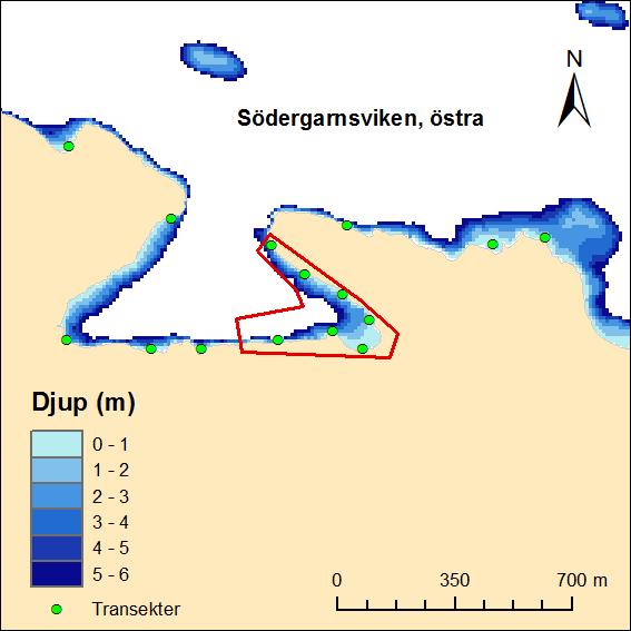 Marin naturvärdesbedömning av Lidingös kustvatten Figur 57.