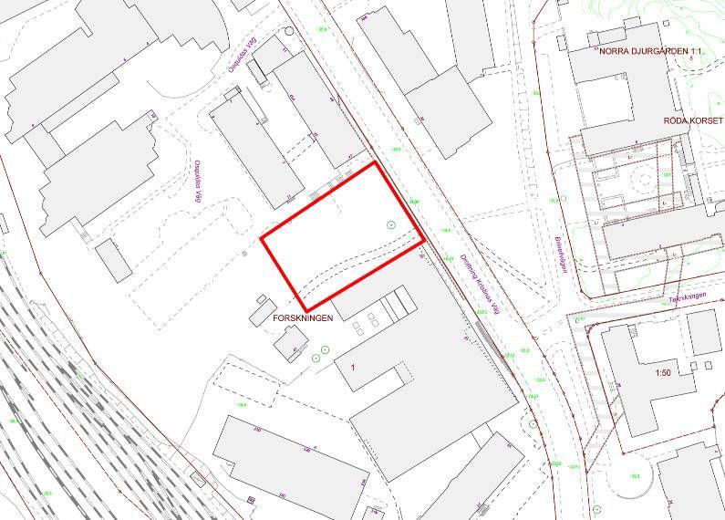 SID 3 (8) Planområde Dr Kristinas väg Planområdet GÄLLANDE PLANER OCH TIDIGARE STÄLLNINGSTAGANDE Gällande planer I Promenadstaden Översiktsplan för Stockholm, antagen av kommunfullmäktige den 15 mars