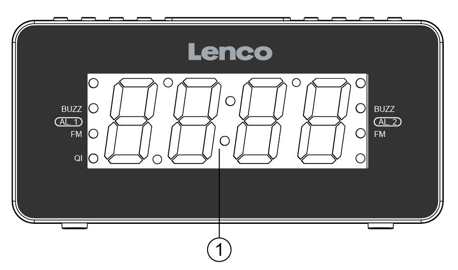 1 LED display STÄLL IN TID/ÅR/MÅNAD/DAG 1. Slå på enheten. Displayen kommer nu att blinka och gå in i läget för tidsinställning.