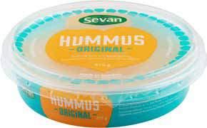 Jfr-pris 70:-/kg. HUMMUS Sevan.