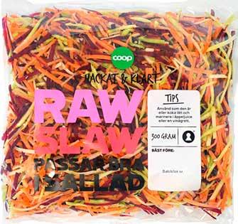 RAW SLAW Sverige/Coop. Klass 1. 300 g.