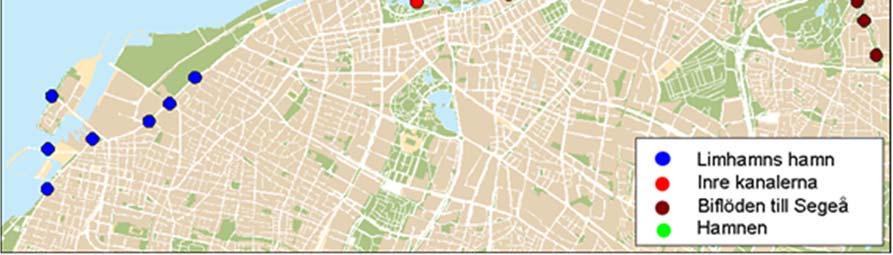 I ledningssystemets nedre delar har utjämningsvolymer anlagts för att minska toppar i inflödet till de större pumpstationerna. Dessa magasinsvolymer ligger i Erikslustvägen och Föreningsgatan.
