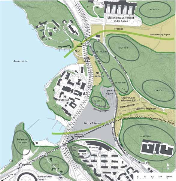 5 KONSEKVENSER 5.1 Stads- och landskapsbild I detta avsnitt beskrivs stads- och landskapsbildsvärden samt konsekvenser för stads- och landskapsbild.