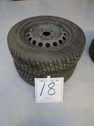 2st dubbade däck 165/70 R13