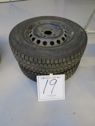 dubbade däck 155/80 R13