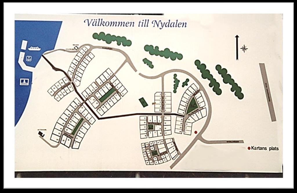 Nydalens bostadsrättsvillor ligger precis på gränsen mellan Östergötland och Närke vid Vättern, Sveriges djupaste sjö, mitt emellan Motala och Askersund.