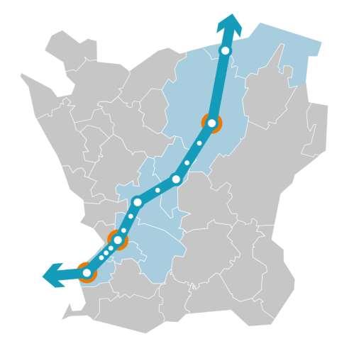 Byggstart Skåne Höghastighetsbanans utbyggnad i Skåne ska prioriteras i utbyggnadsordningen för höghastighetsbanan. Regional och kommunal planering ska anpassas och förberedas för höghastighetsbanan.