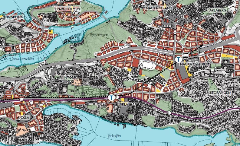 3(7) För värderingsobjektet är tanken att en ny detaljplan ska medge en byggrätt i form av ett slutet kvarter med innergård (en tyst sida krävs sannolikt för att klara bullerkraven med hänsyn till