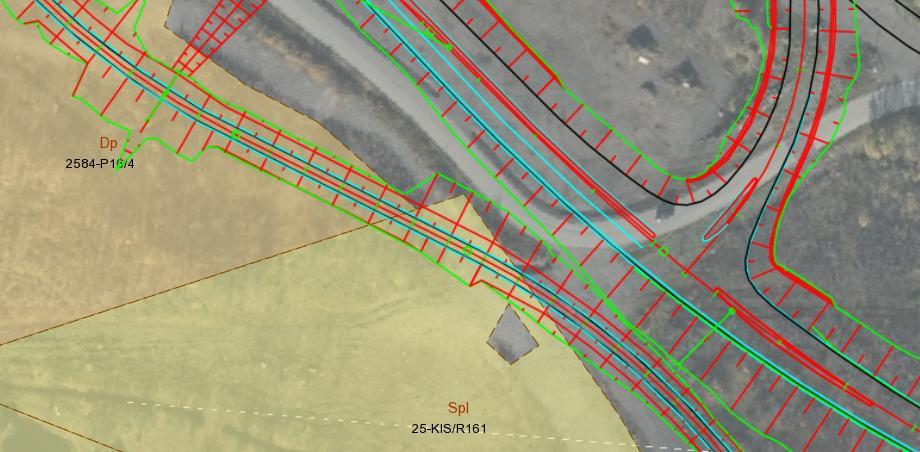 bostadsområde. Vägplanens påverkan på planen avser ny gång- och cykelväg. Stadsplanens markanvändning i aktuellt område stämmer inte överens med vägplanen.