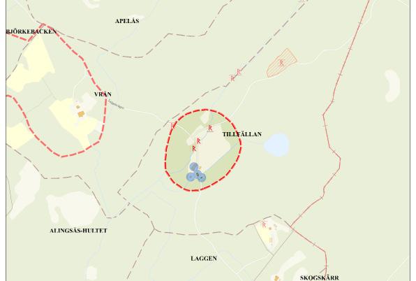 Odlingslandskapet är både utpekat kommunalt och nationellt, som ett område med stor betydelse.