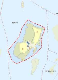 Den samlade gårdsbildningen på Stora Torstö med sina välbevarade