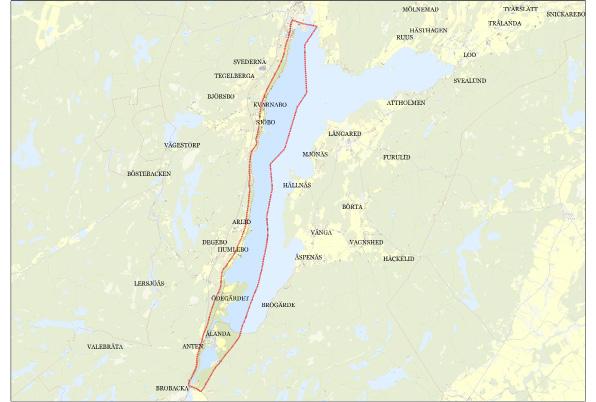 Miljön omfattar också en byggnadsminnesförklarad, smalspårig järnväg mellan Anten-Gräfsnäs, Antens station, Humlebo banvaktstuga (samt bebyggelse vid Humlebo) och Kvarnabo stationsbyggnad med väntsal.