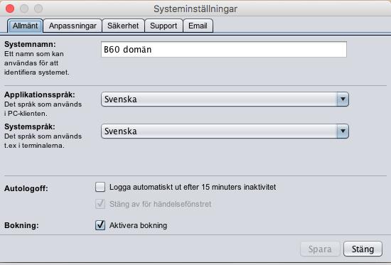 B60 Tvä ttstugebokning VAKA bokning (8 Bokningsobjekt / B60 / Domän) VAKA bokning används för att ge tillfällig behörighet till vissa lokaler, exempelvis tvättstugor och bastu.