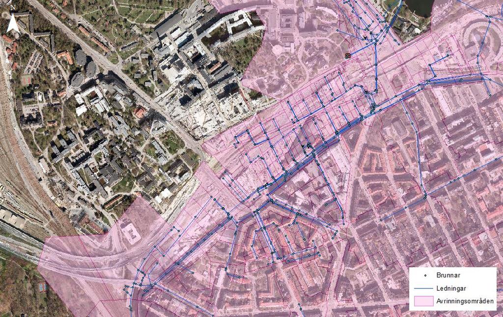 3 Modelluppbyggnad och simulering 3.1 Metod För simulering har programverktyget MIKE URBAN Flood använts.