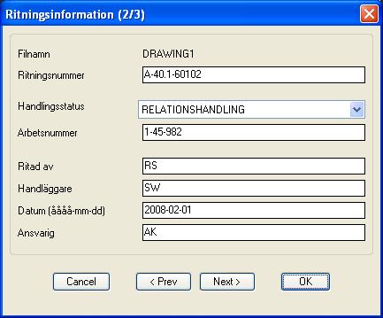 paletten LSU Administration. Namnrutan finns i två versioner: LSU_ST1 (Stående namnruta enl. BH 90) som används till A1 blanketter.