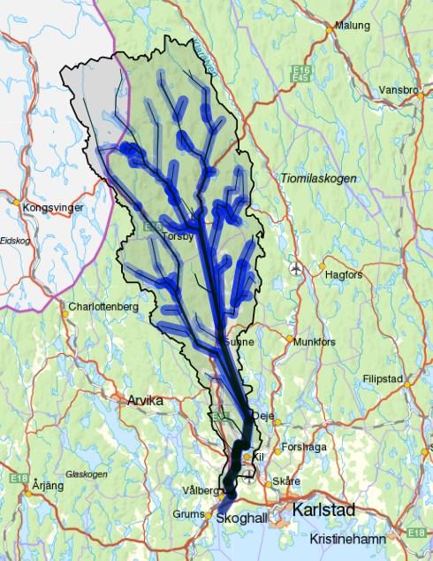 Göta älv - Norsälven Denna värdebeskrivning är en del av det underlagsdata som definierar Energimyndighetens förslag på riksintressen för Vattenkraft.