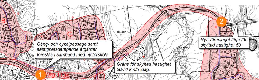 25 (25) närheten av korsningen Korsviksvägen/väg 1136, punkt 1.