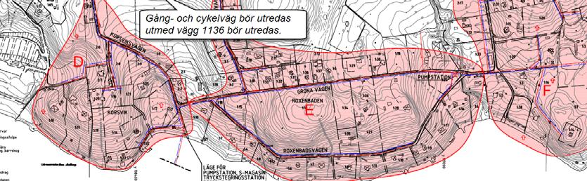 hastighetsdämpad åtgärder. Det kan också tänkas att korsningen bör förses med belysning. Bild 28.