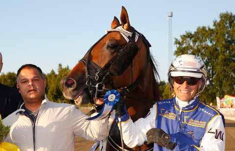 Leif Witasp hade en hel del hästar till start under dagen och det blev en riktig rivstart då Stern slog till redan i det första loppet.