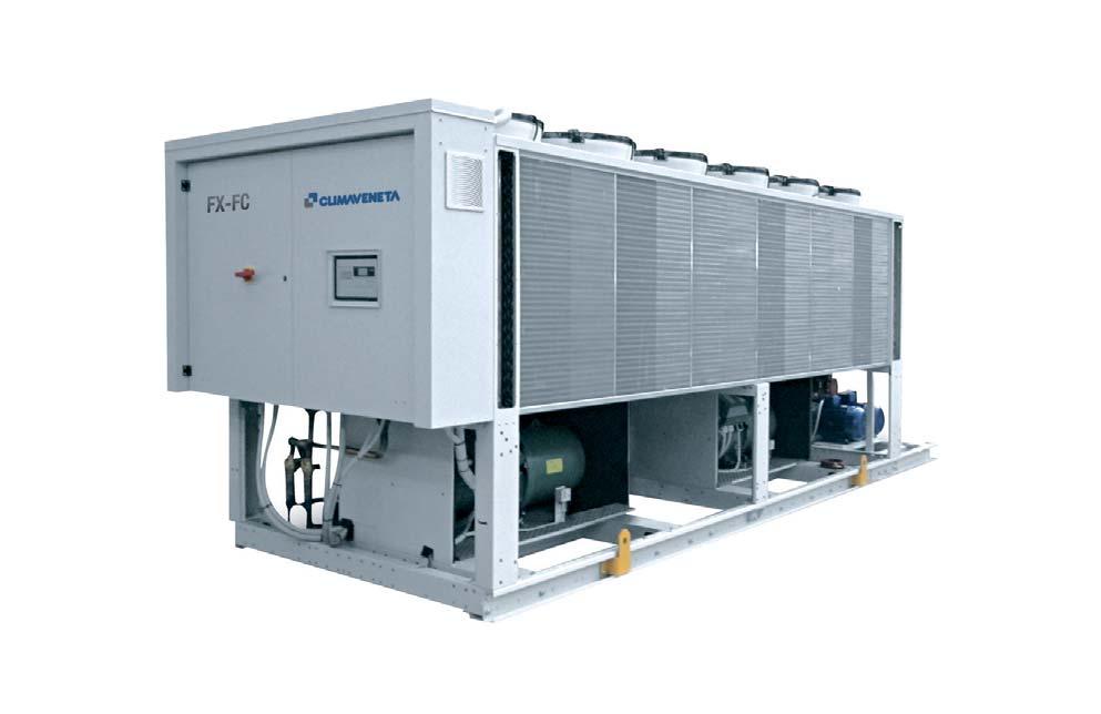 AQS/Climaveneta FX/FC/T+/*1502 6002 17 storlekar 317 1333 kw Luftkylt