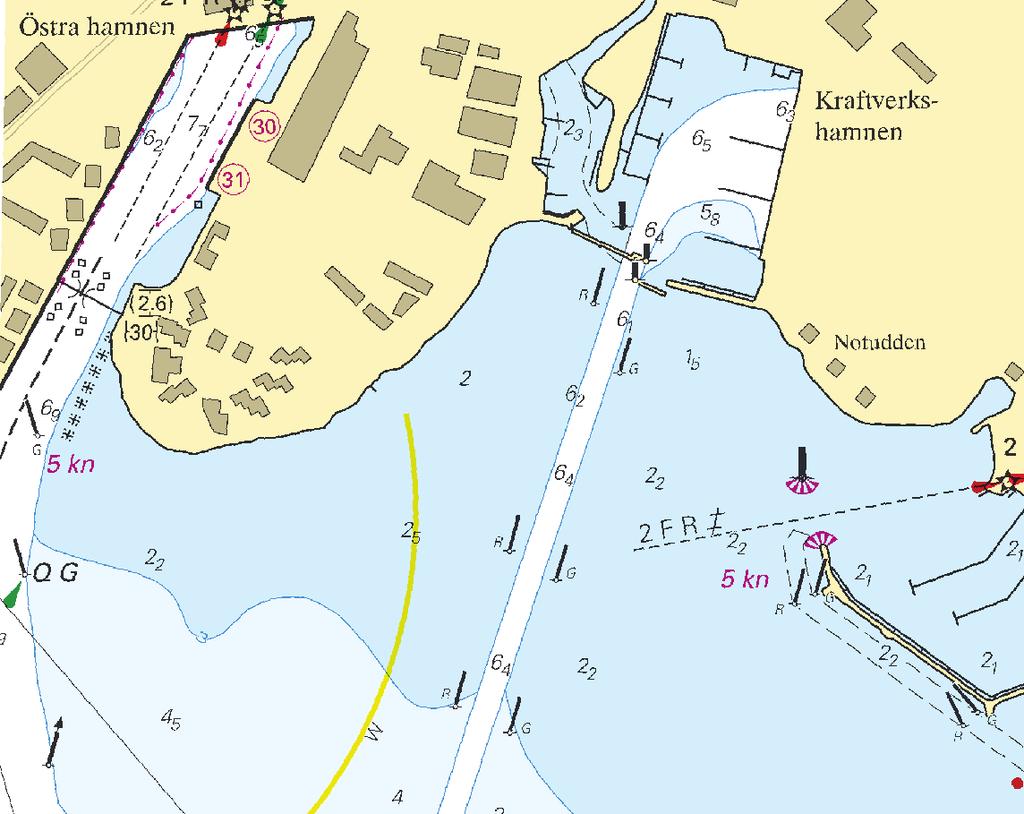 13 Nr 444 Sweden. Lake Mälaren and Södertälje kanal. Västerås. Kraftverkshamnen. Amendments to jetties and spars.