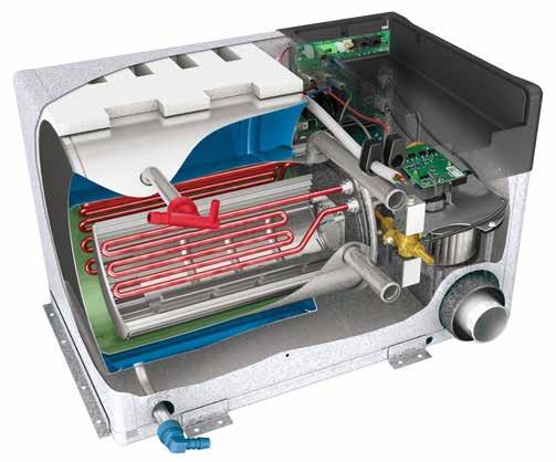 Centralvärmepanna Alde Compact 3020 HE Centralvärmepanna Alde Compact 3020 HE Elpatron 2 kw Varmvatten UT Isolering Elektronik Förbränningsfläkt Värmepanna för mobila fritidsfordon.