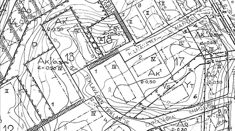 Detaljplan För området finns en byggnadsplan som är fastställd med länsstyrelsens utslag Nr. B-979, 10.5.1972.