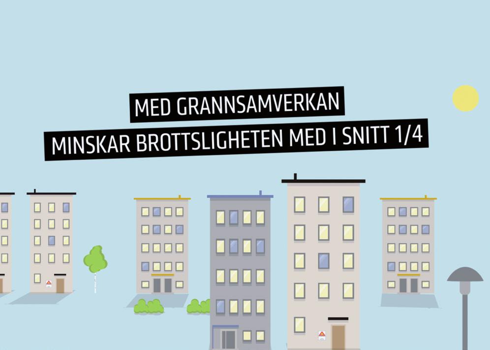 Grannsamverkan fungerar Brottsförebyggande rådet (Brå) har genomfört en utvärdering av en rad studier om hur Grannsamverkan fungerar.