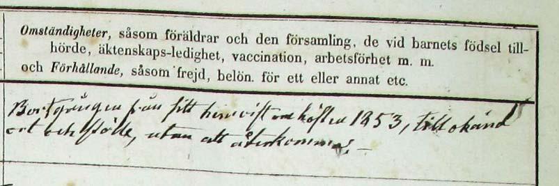 ALIR anor nummer 1 Årgång 35 Februari 2018 Den sista hämtar vi från Ljusdal den 9 augusti 1873 och ger en beskrivning över
