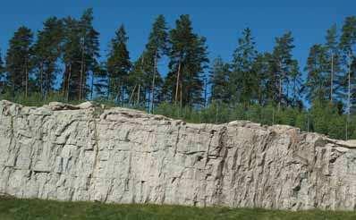 Höga bergskärningar i exponerade lägen, som mellan trafikplatserna Akalla och Häggvik samt i Kungens