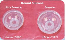 5kg 10st 10-50611 Anatomisk silikonmask, 37mm Ultra Preemie, 400g - 1kg 10st
