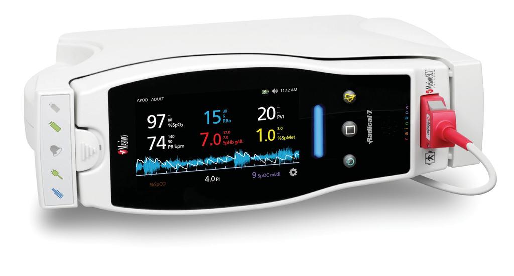 Masimo SET Uppgraderingsbar med rainbow parametrar SpO2 PR Pi SpHb SpMet SpCO SpOC RRa PVi 2012R7DS-3RD