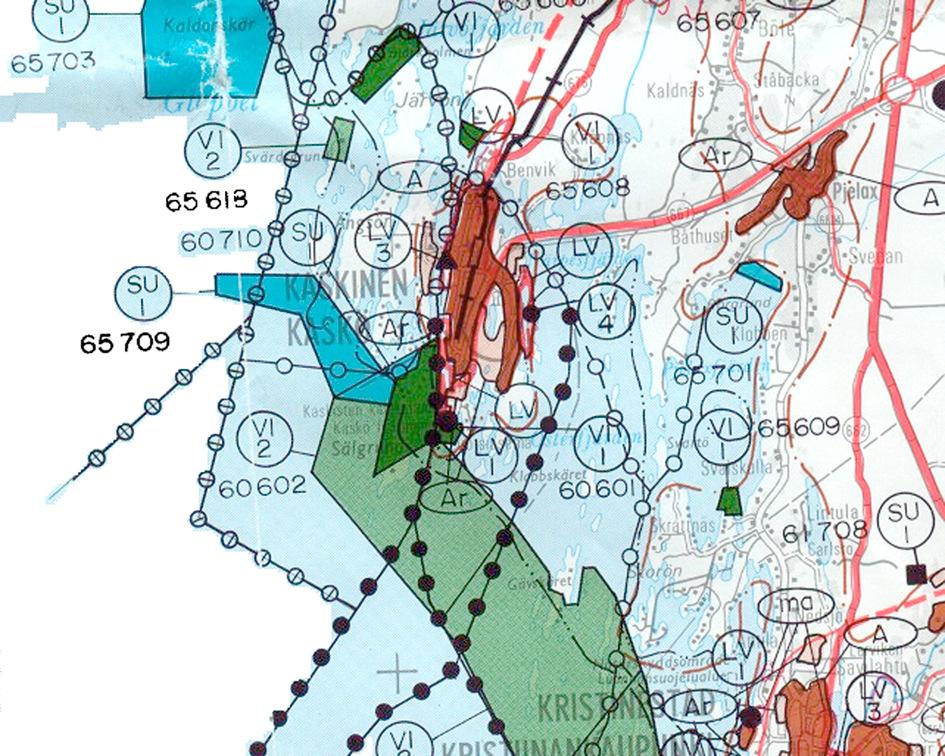 8 2 UTGÅNGSPUNKTER 2.1 Utredning av förhållandena på planeområdet Invid hamnområdet ligger Metsä-Botnias massafabrik och söder om ligger Finlands största fiske hamn.