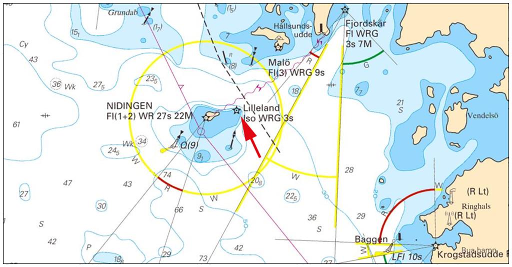 2017-05-18 16 Nr 651 Bsp Västkusten S 2016/s07, s22 Fyren Lilleland Sjöfartsverket. Publ. 13 maj 2017 * 12141 (T) Sjökort: 92, 923, 924 Sverige. Kattegatt. V om Halmstad. Ringenäs. Skjutvarning.