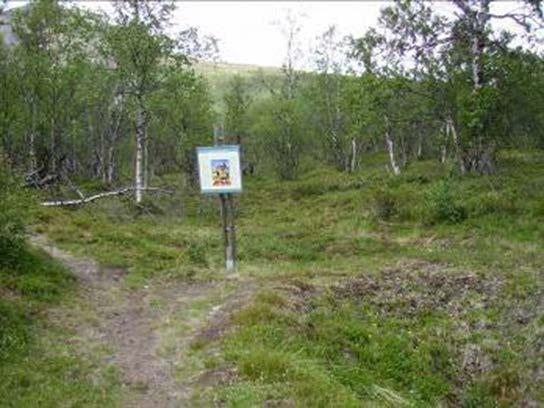 Nikkaluokta Kommun Beskrivning Kiruna Intill vandringsleden ligger ett ca 1 400 m långt fångstgropssystem med över 75 gropar. En del av området ligger i Gällivare kommun.
