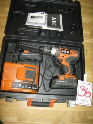 Skruvdragare AEG 18V, 2st