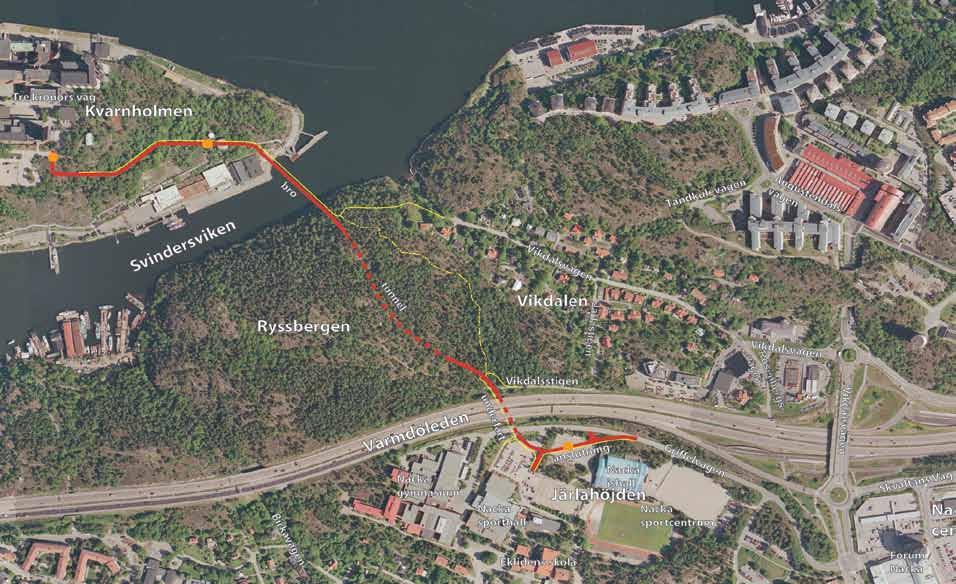 MKB till detaljplan för del av Sicklaön 13:3 Ny förbindelse