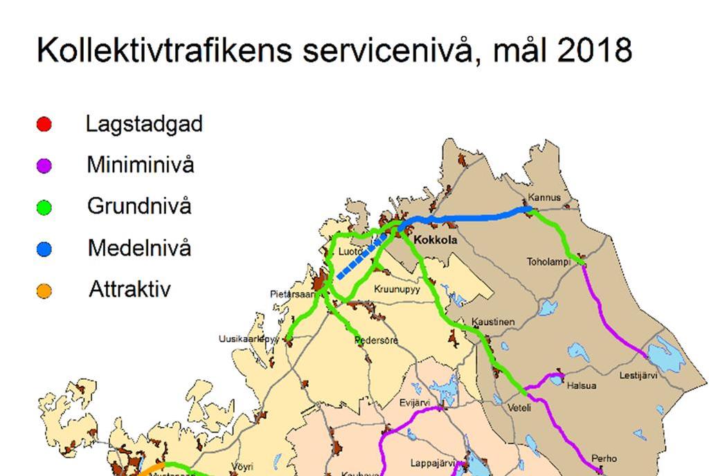 huvudvägarna ökar, bör trafiksäkerheten och trafikens smidighet främjas t.ex. genom att göra anslutningarna tryggare, bredda huvudvägarna och bygga fler avsnitt med mitträcksförsedda omkörningsfiler.