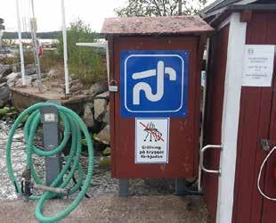 Konsekvenser för grönstruktur och rekreation Utveckling av gästhamnen bidrar till förbättrade förutsättningar för besökare, framförallt med större båtar, som lättare kan angöra Vaxholm från vattnet
