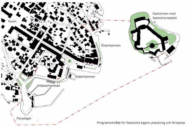 Grönstruktur och rekreation Vatten och avlopp Hälsa, säkerhet och social trygghet Ny kunskap som tillförs programarbetet kan innebära att avgränsningarna måste omvärderas.
