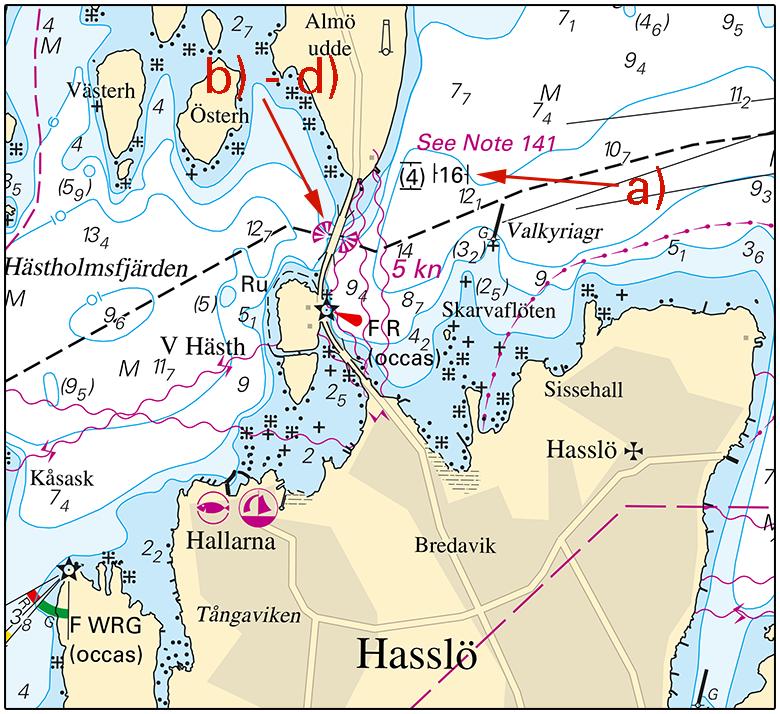 2018-10-11 13 Nr 724 Hasslöbron Sjöfartsverket, Norrköping Publ. 10 oktober 2018 * 13479 (T) Sjökort: 742, 743 Sverige. Södra Östersjön. Åhus. Muddring.