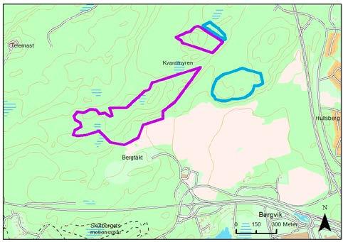 ÄLVENÄS Areal: 21 ha Markägare: kommun Skyddsstatus/Planeringsläge: En liten del av området (utanför denna areal) har tidigare skyddats som biotopskydd av Skogsstyrelsen. Närströvområde i ÖP 2012.