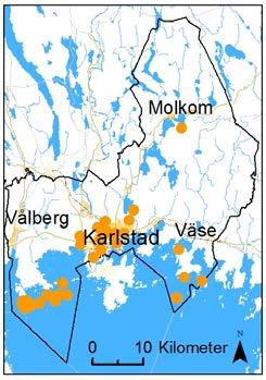 55 TALLTICKA Representerar naturtyp: Äldre tallskog Rödlistan 2015: Nära hotad (NT) EU-art: NEJ Varför ansvarsart i Karlstad: Talltickan minskar i landet, men