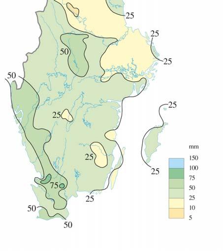 Påsken var blöt och på en del ställen föll det även snö.