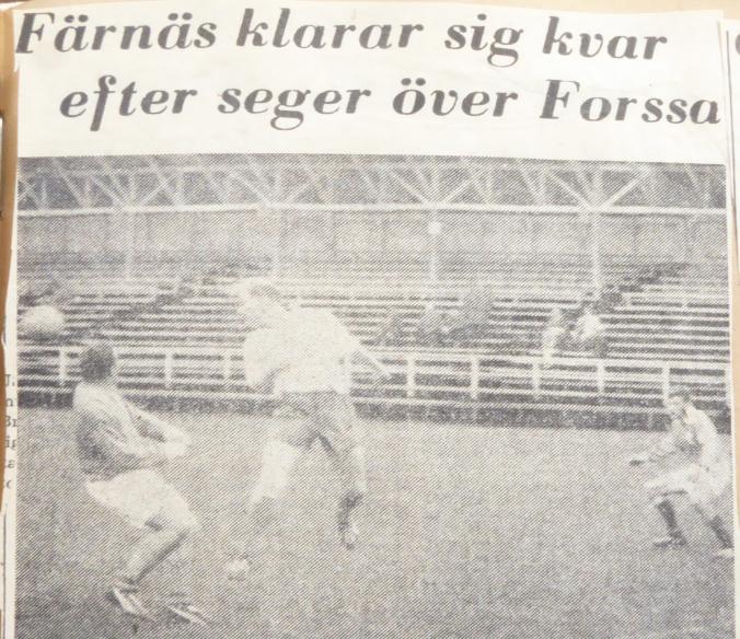 Åtskilliga chanser till ytterligare mål hade också Färnäs. Bl.a. noterades laget för hela tre stolpskott under loppet av endast tre minuter under andra halvlek.