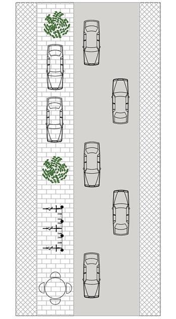 2.3 Allmänna platser Samrådshandling En mindre del av fastigheten Jupiter 11, en 2 m bred remsa, regleras till allmänplatsmark för Gata mot Grenadjärgatan.