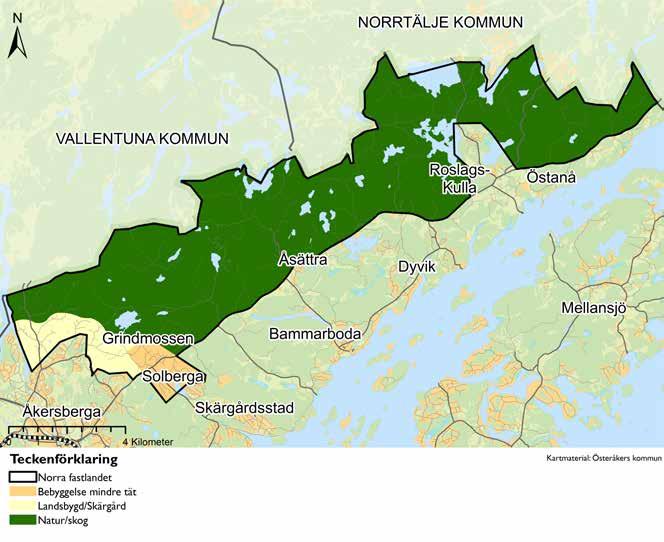 Översiktsplan 2040 D. Norra fastlandet Kartan visar den föreslagna bebyggelseutvecklingen i Norra fastlandet.